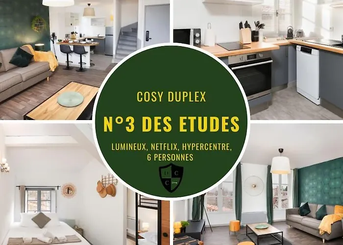 N3 Des Etudes Duplex Hypercentre Wifi Conciergeriedamecarcas